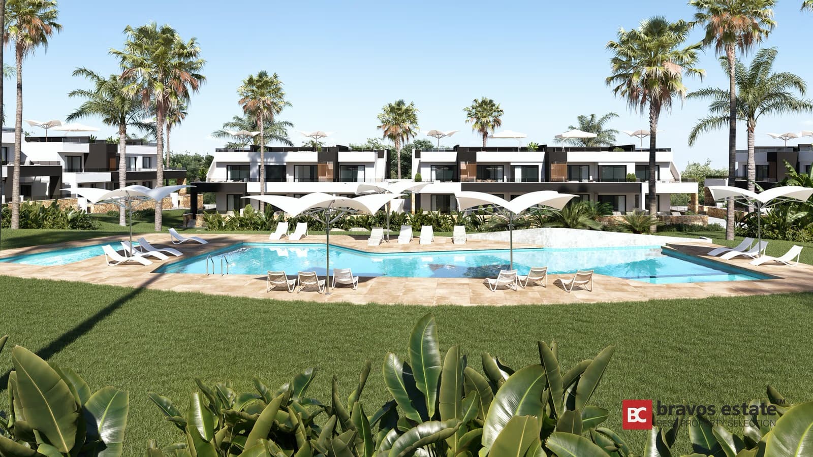 Новое бунгало, 2 спальни в Сьюдад-Кесаде 1