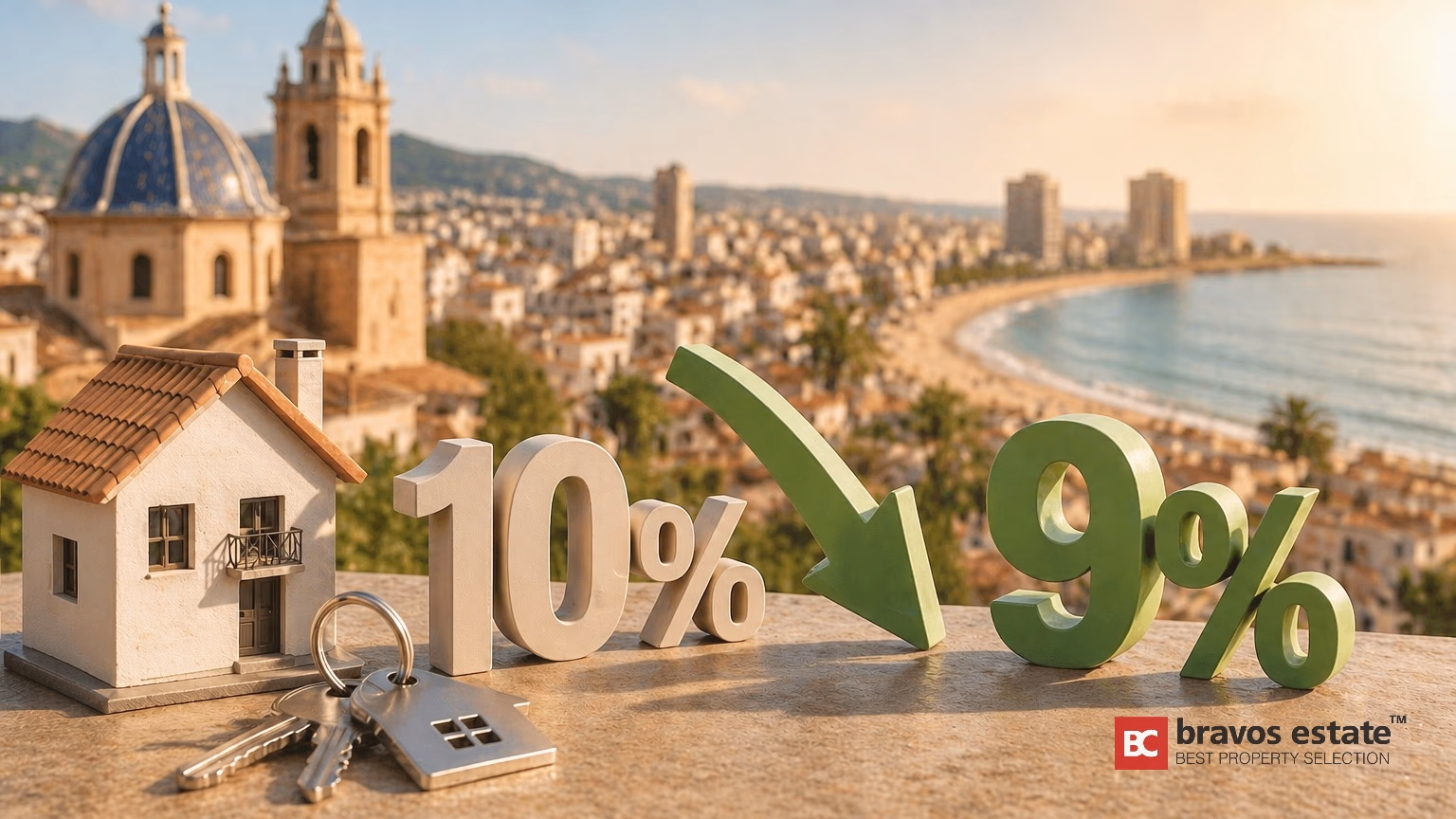 Bajan al 9% el impuesto de compra de vivienda en la Costa Blanca — desde junio de 2026