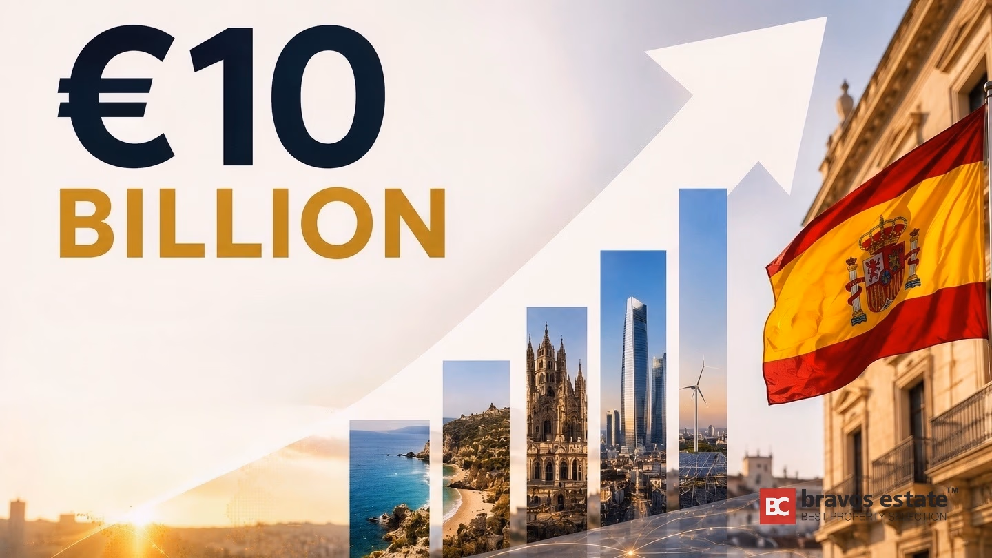 €10 Billion in Six Months: Spain's Property Investment Jumps 50% in 2026