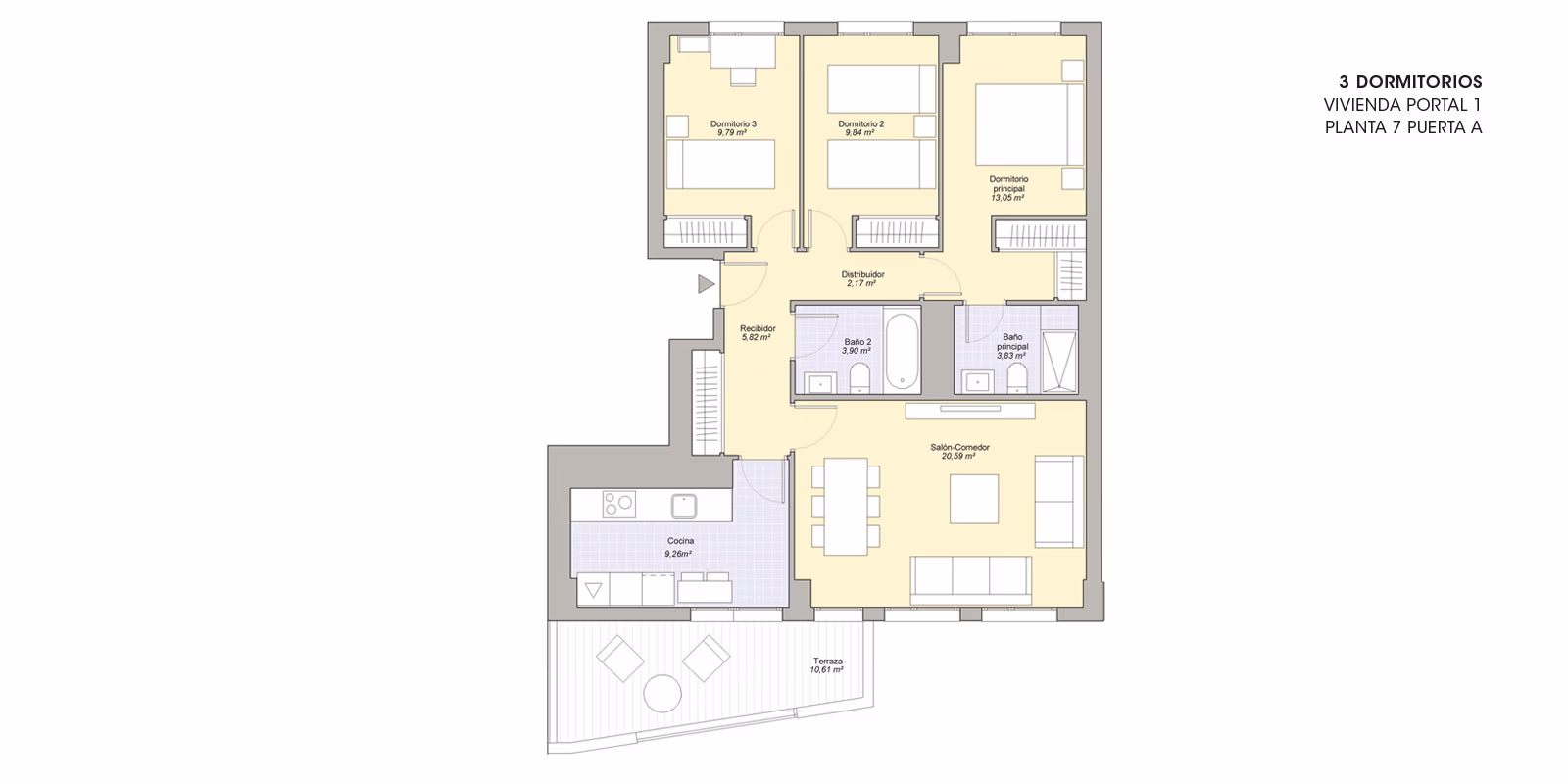 Апартаменты рядом с морем, 2 спальни в Плайя-де-Сан-Хуан · 94 m² - 10