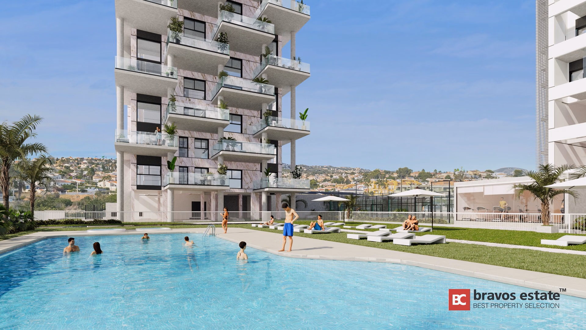 Апартаменты рядом с морем, 2 спальни в Кальпе 1