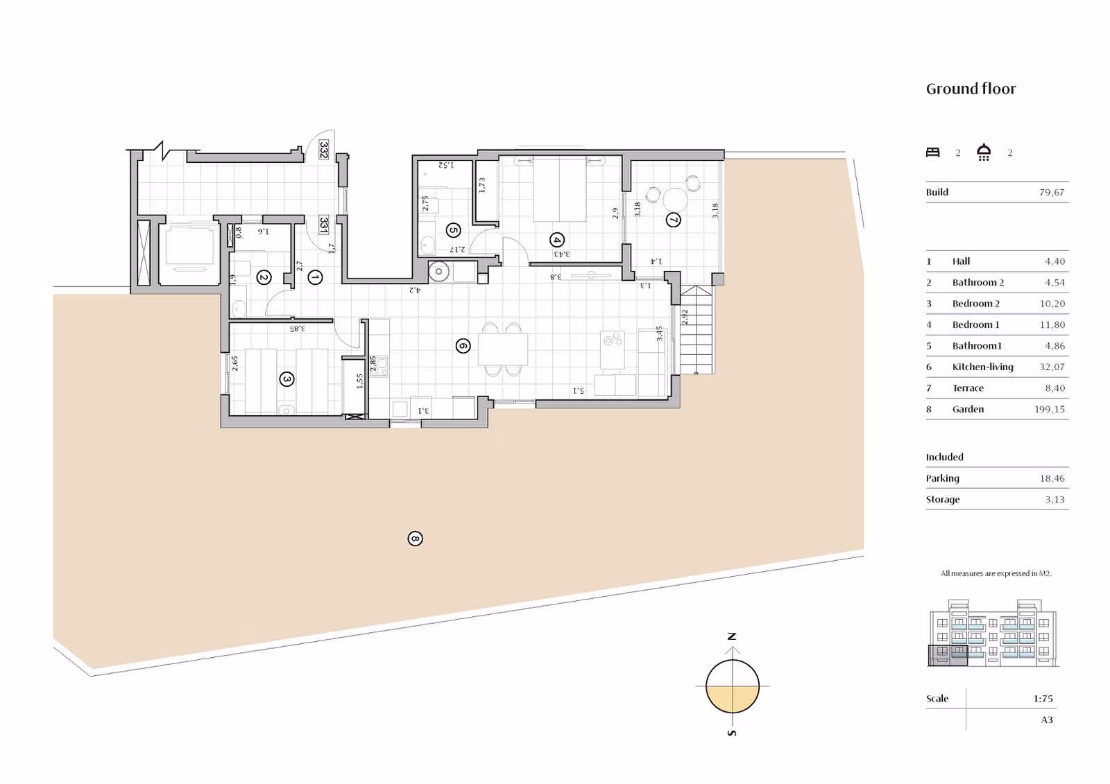Апартаменты с 2 спальнями у Villamartín Golf - 25