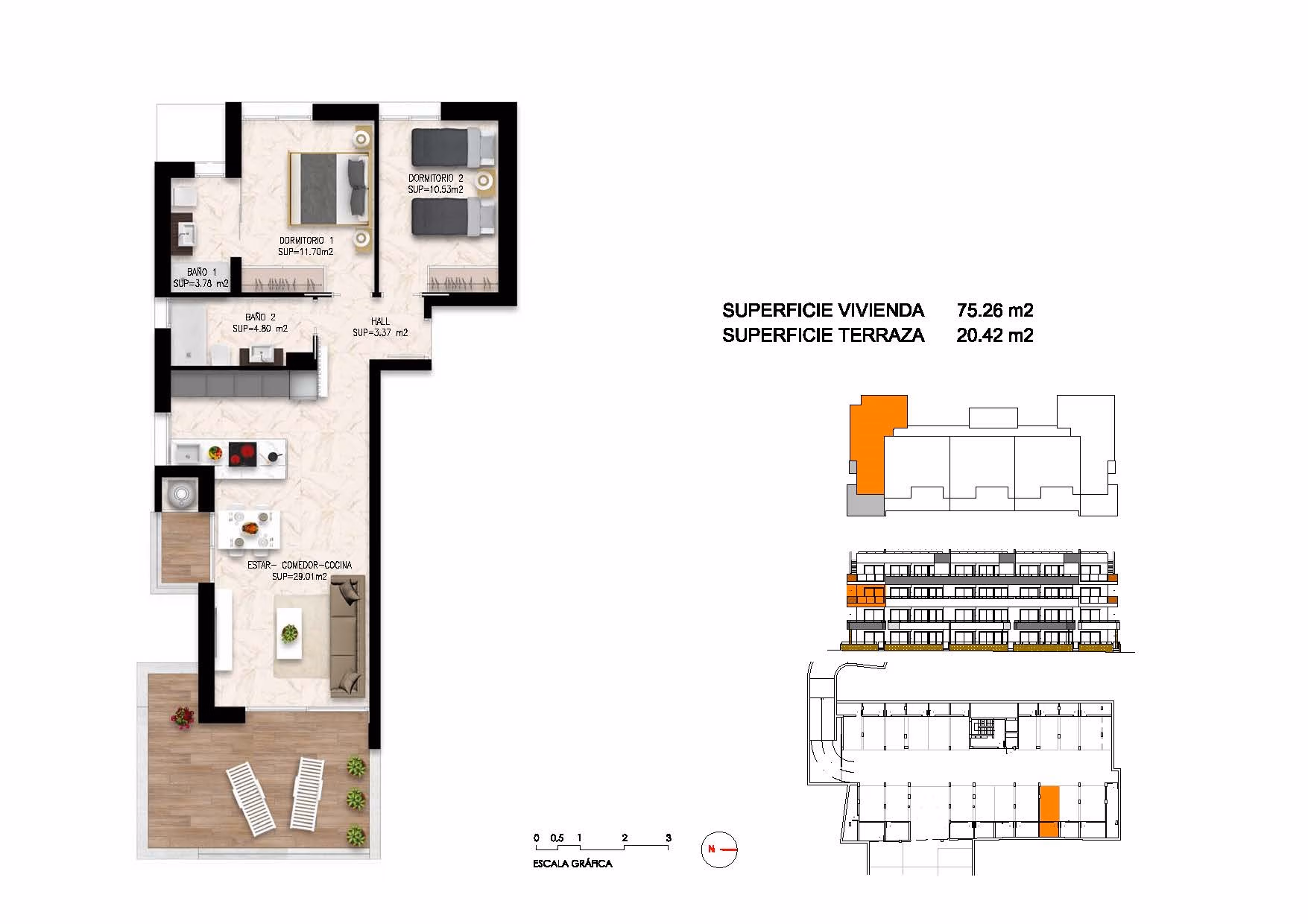 2-Bed Apartment in Orihuela Costa, Villamartín - 25