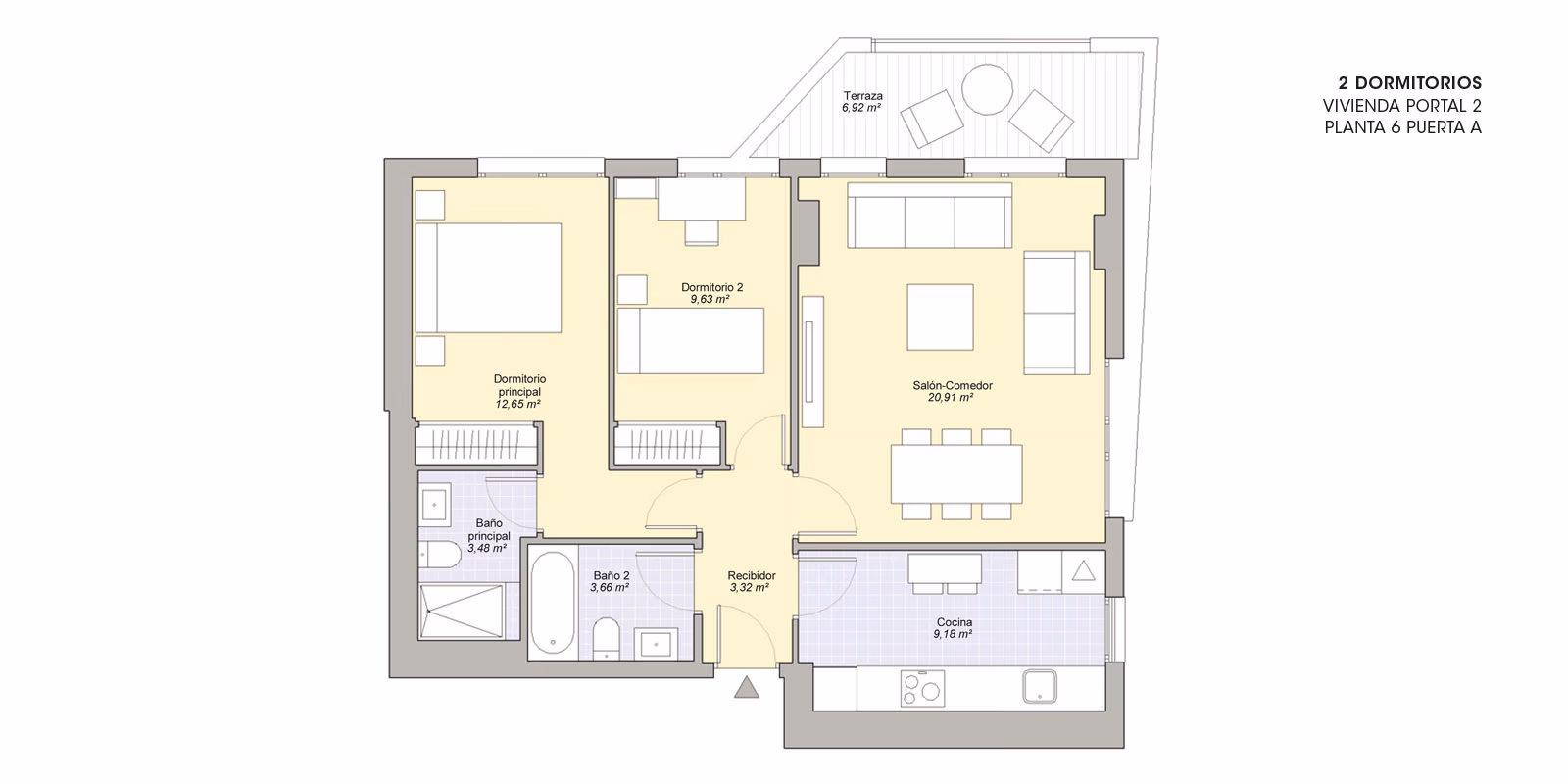 Апартаменты рядом с морем, 2 спальни в Плайя-де-Сан-Хуан · 94 m² - 9