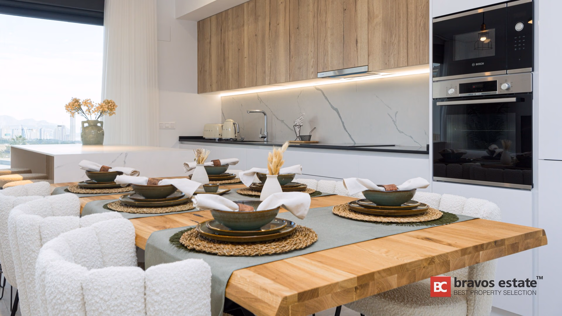 Apartamento de 3 Dormitorios con Vistas al Mar y al Skyline, Finestrat - 8