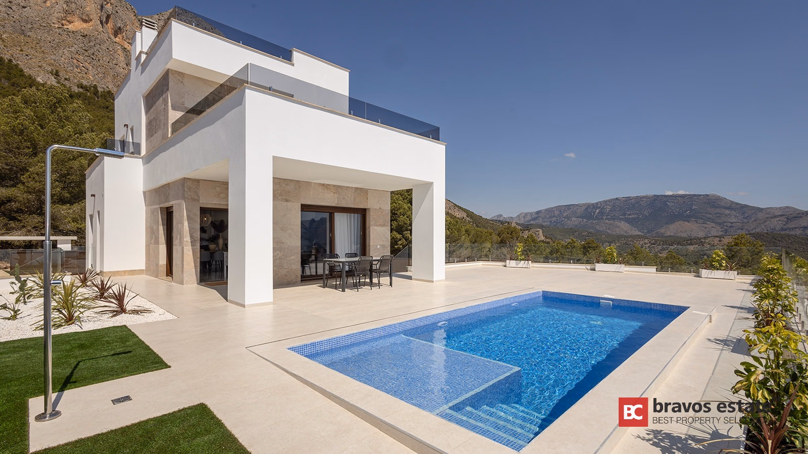 Villa de Obra Nueva de 3 Dormitorios en Polop 1