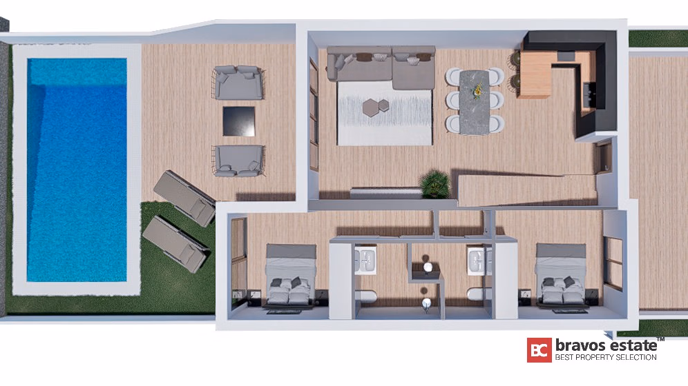 Bungalow de Obra Nueva de 2 Dormitorios en Finestrat · 130 m² - 21
