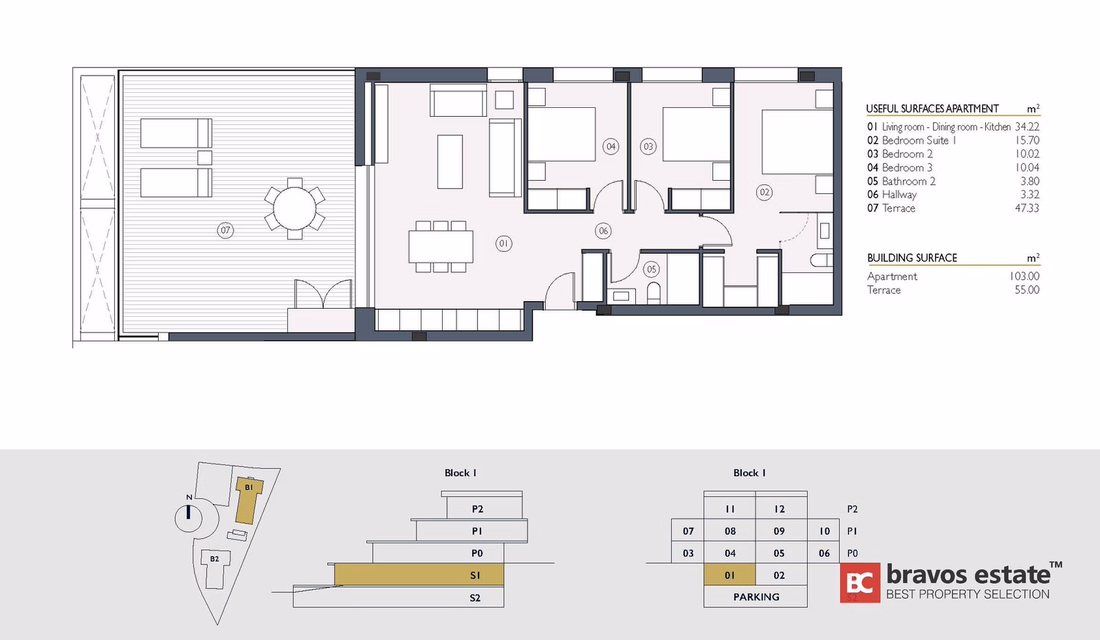Apartamento Espacioso de 3 Dormitorios en Las Colinas · 127 m² - 12