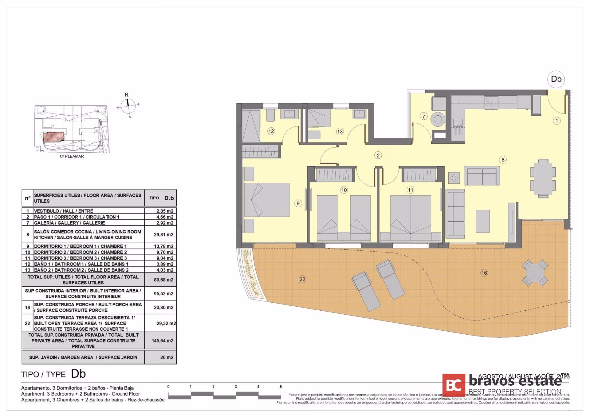 Apartamento Cerca del Mar de 3 Dormitorios en Punta Prima - 20
