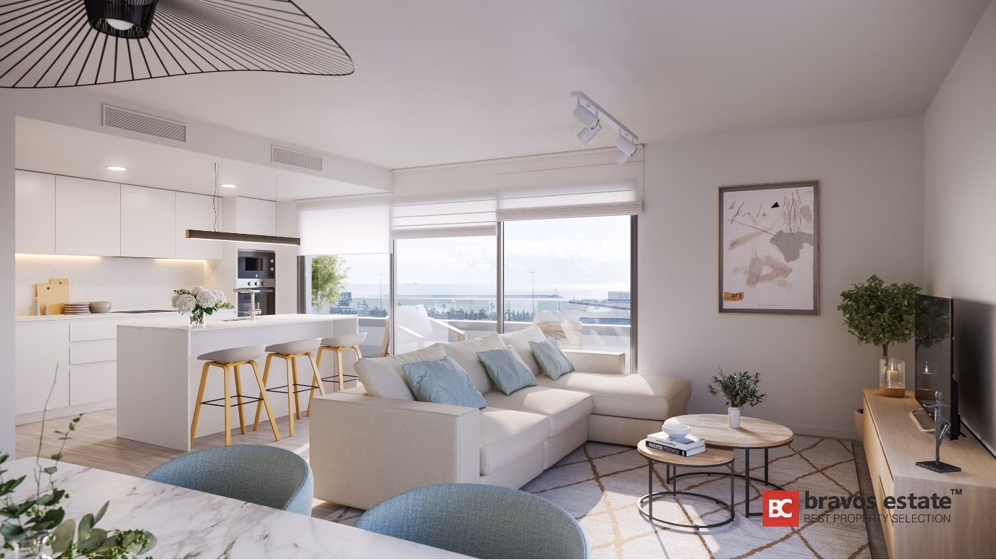 Апартаменты рядом с морем, 4 спальни в Аликанте · 121 m² - 4