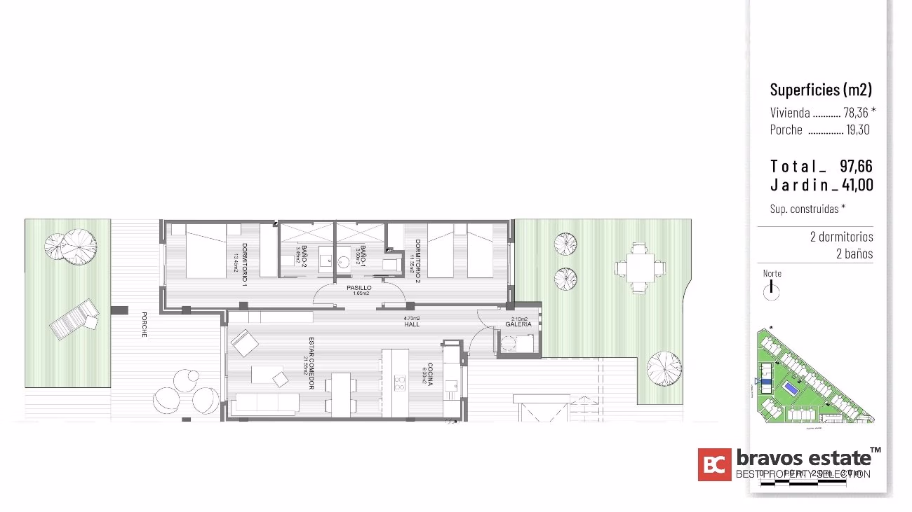 Новые апартаменты, 2 спальни в Гвардамар-дель-Сегура - 29