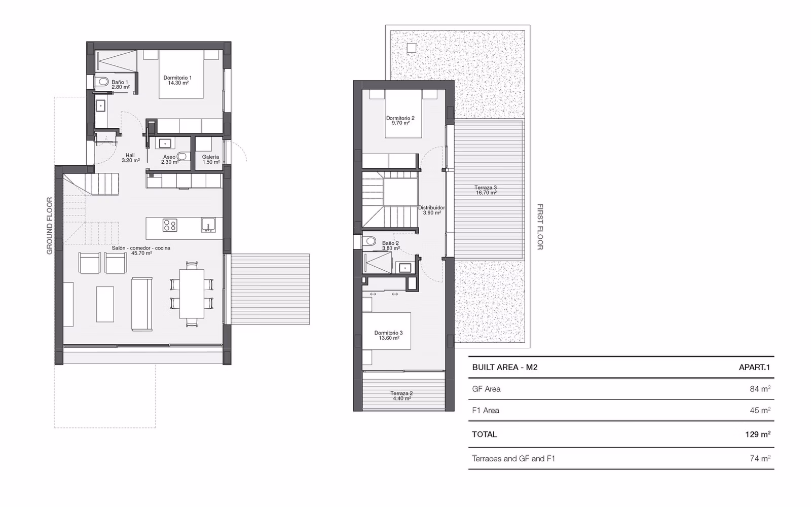 Villa de Obra Nueva de 3 Dormitorios en Las Colinas - 9