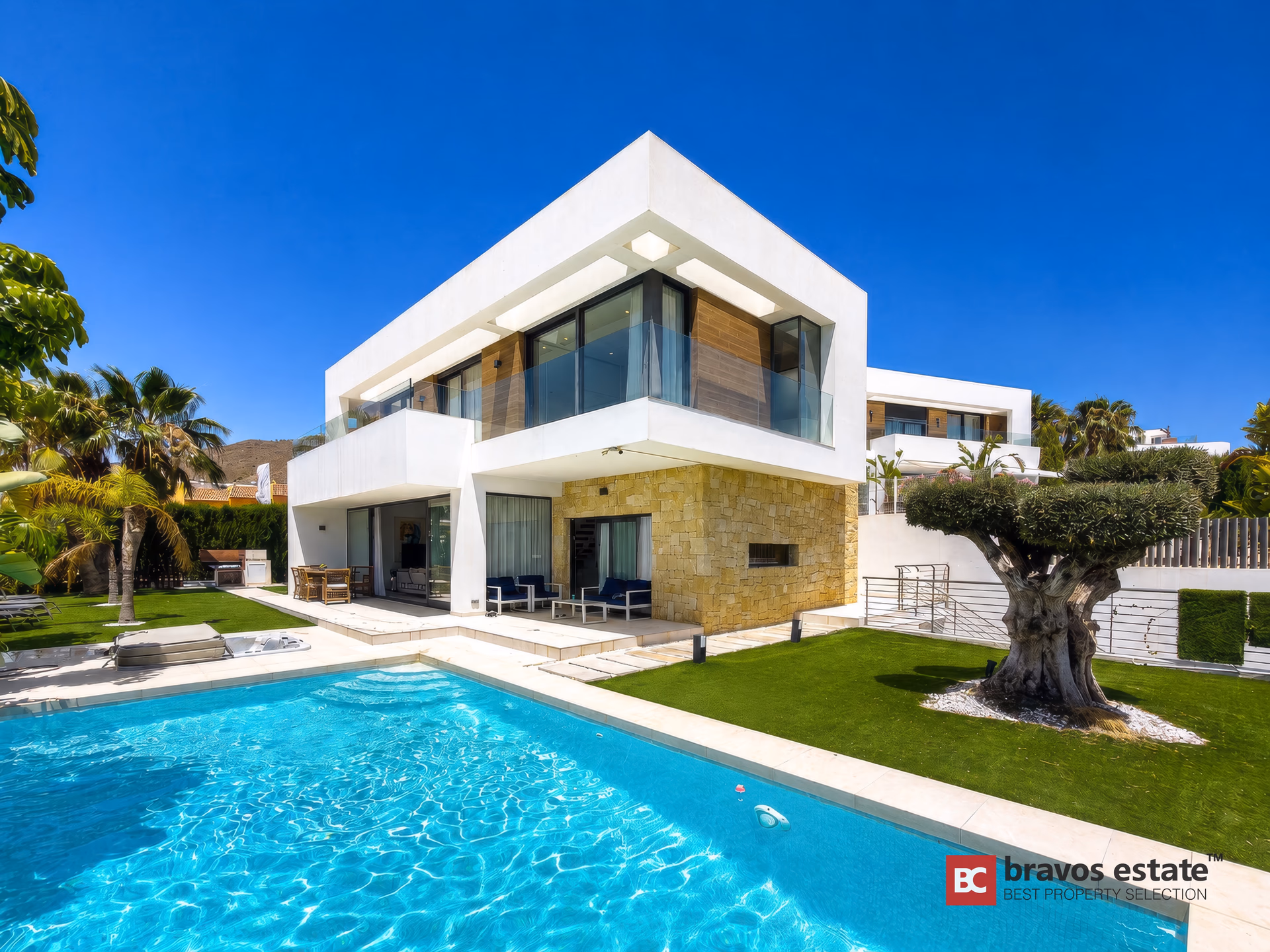 Villa contemporánea con vistas al mar en Sierra Cortina, Finestrat 1