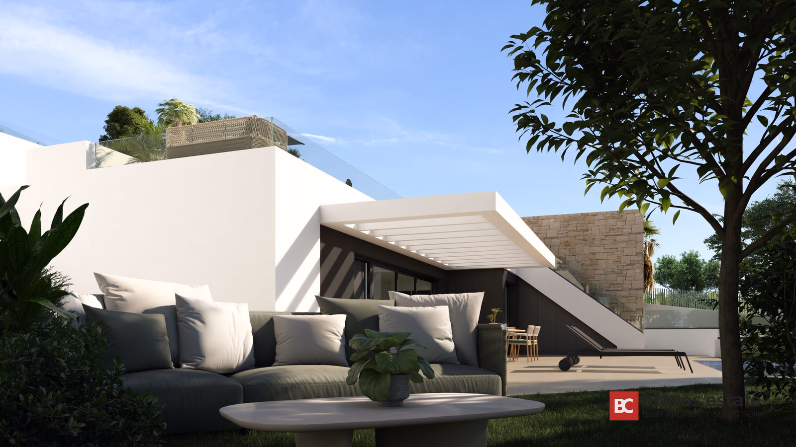La Cotoveta — villas de una planta con piscina en Mutxamel - 4