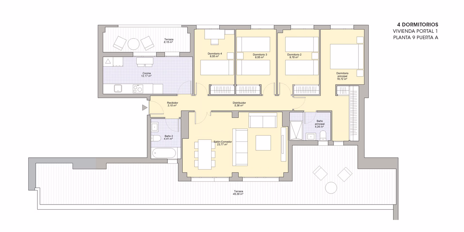 Апартаменты рядом с морем, 2 спальни в Плайя-де-Сан-Хуан · 94 m² - 11