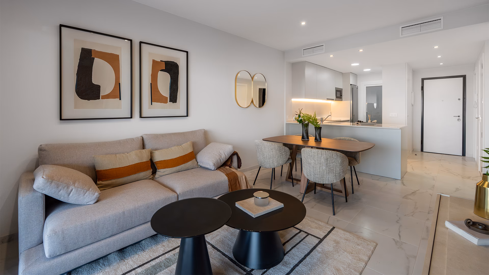 Espacio de salón y comedor