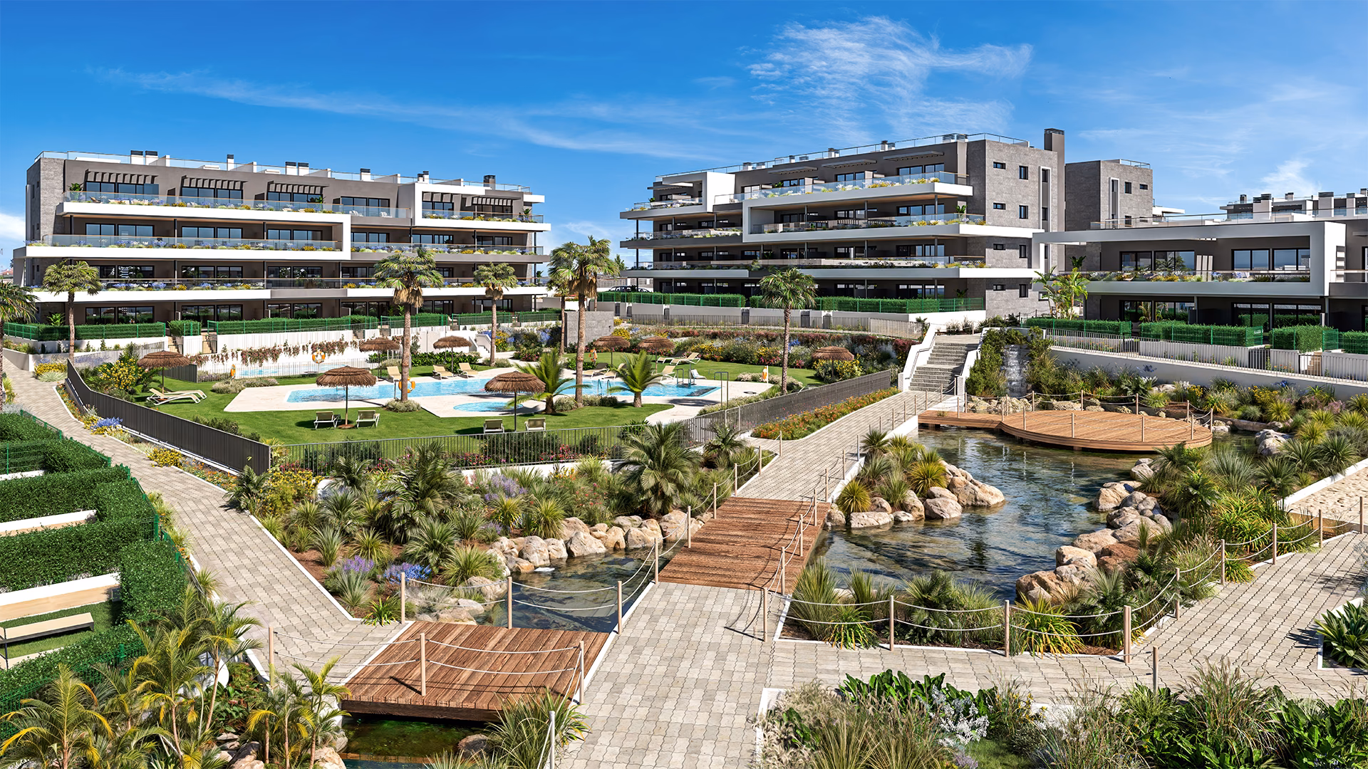 Lagos de Covadonga — 1- to 3-Bedroom Apartments in El Chaparral, Torrevieja 1