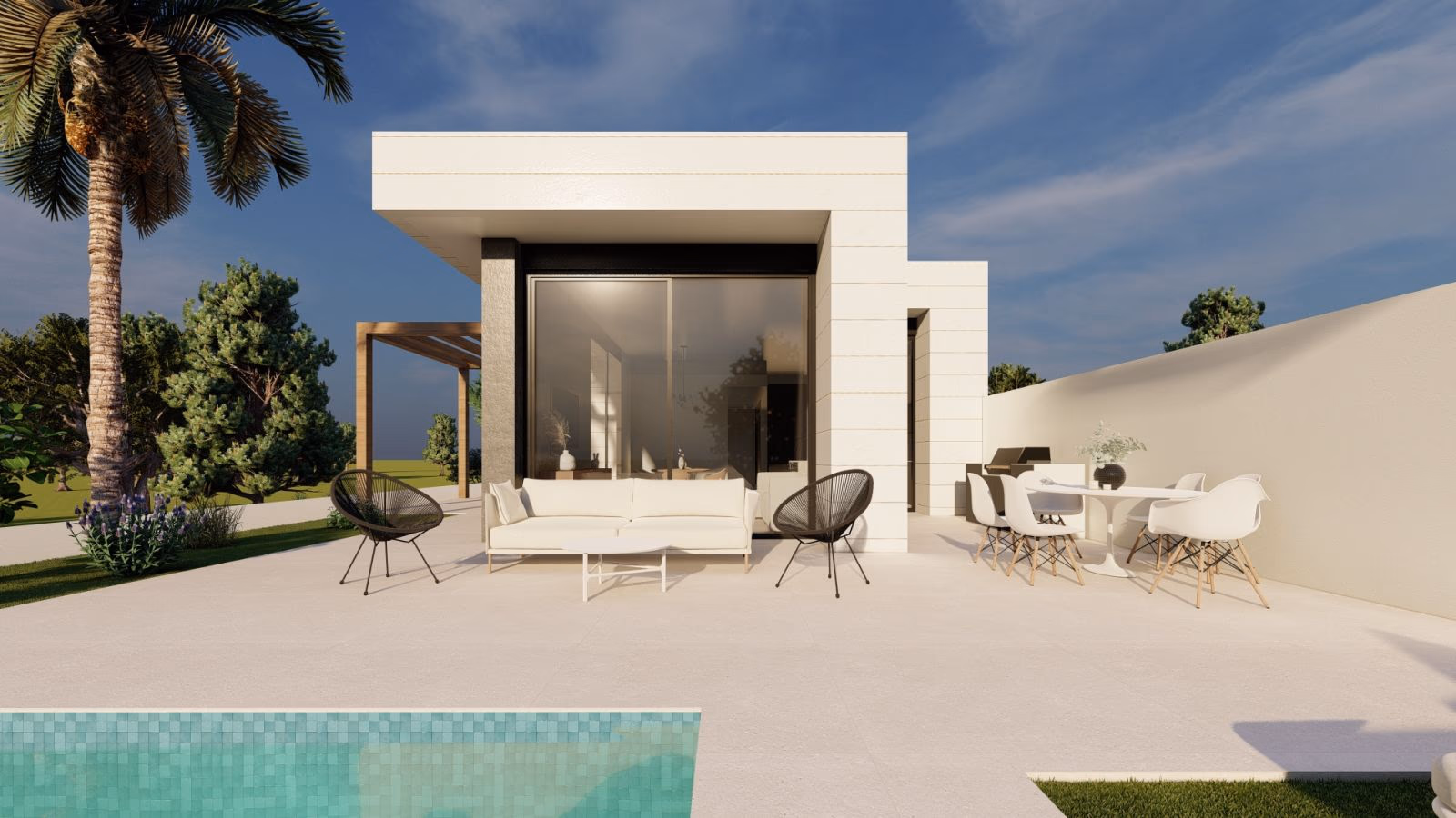 Mar de Alborán II — villas de obra nueva en Pilar de la Horadada 1