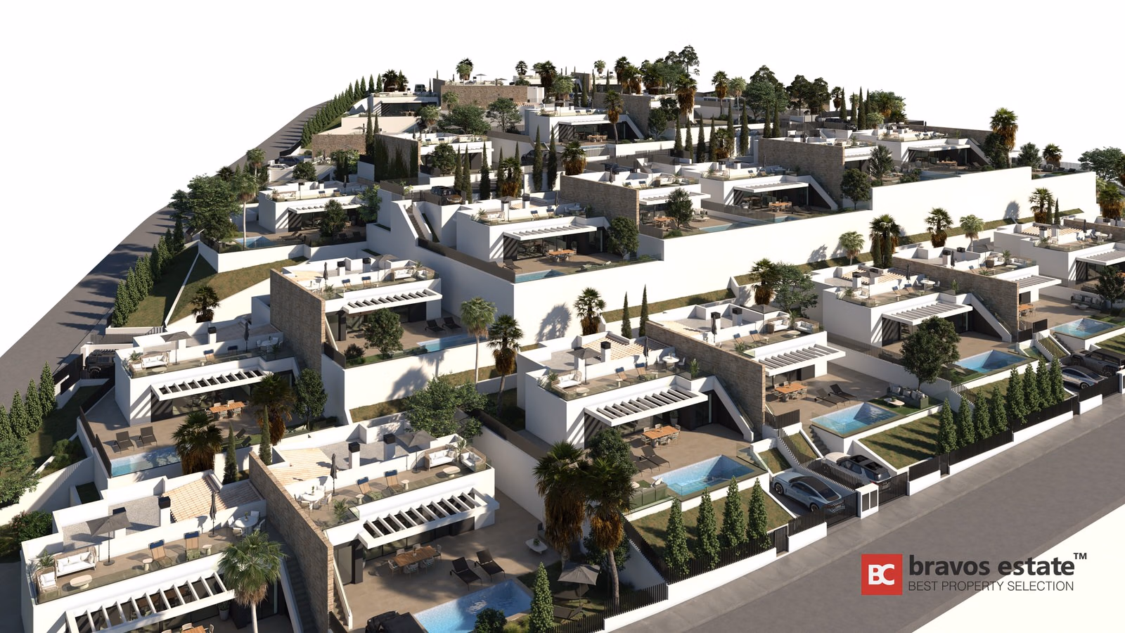 La Cotoveta — villas de una planta con piscina en Mutxamel - 12