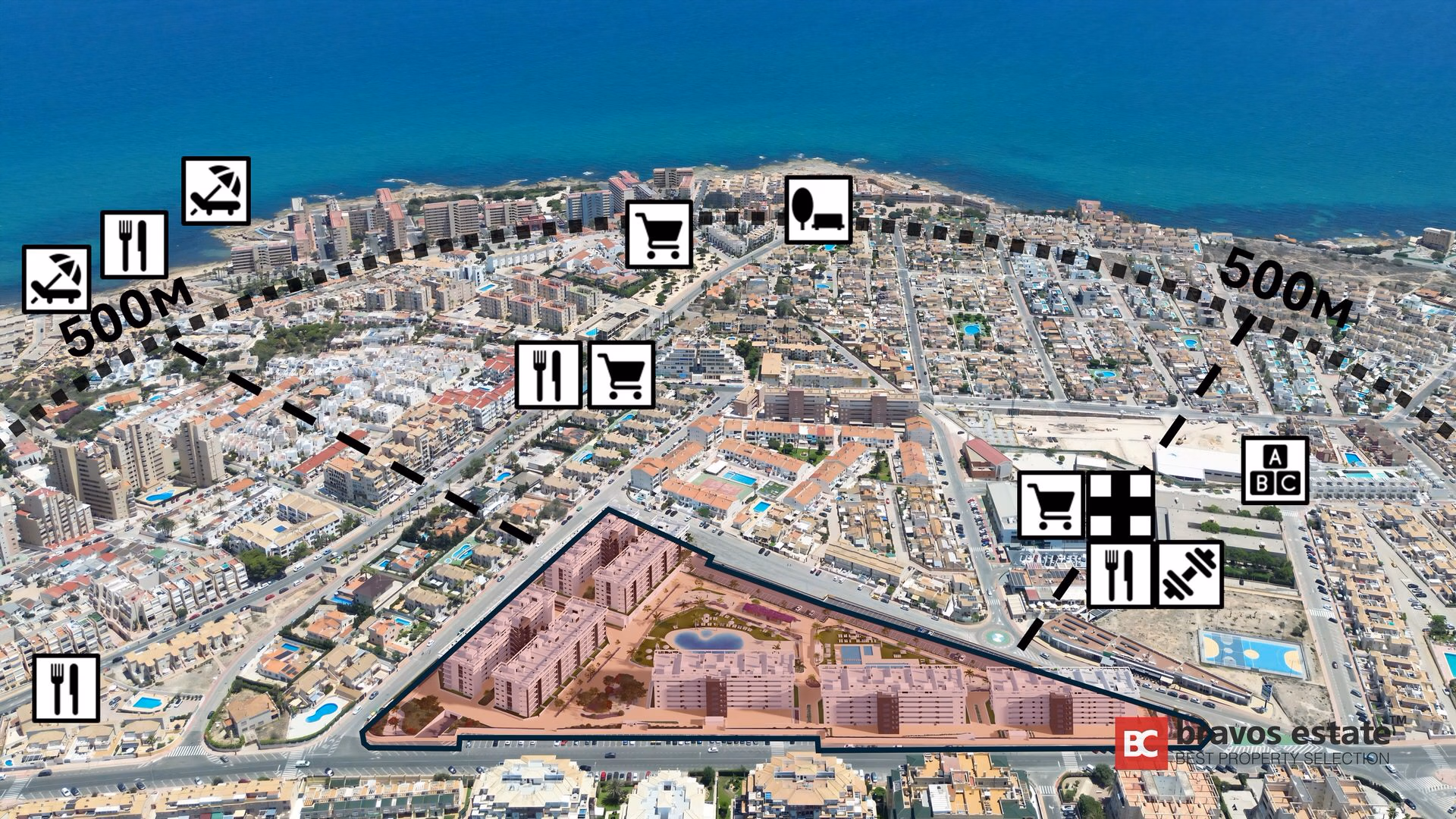 Апартаменты рядом с морем, 2 спальни в Ла Мате - 20