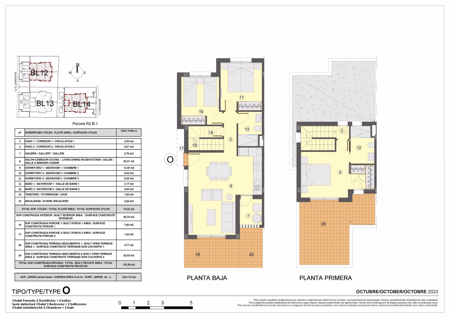 Bungalow de Obra Nueva de 3 Dormitorios en Busot - 17