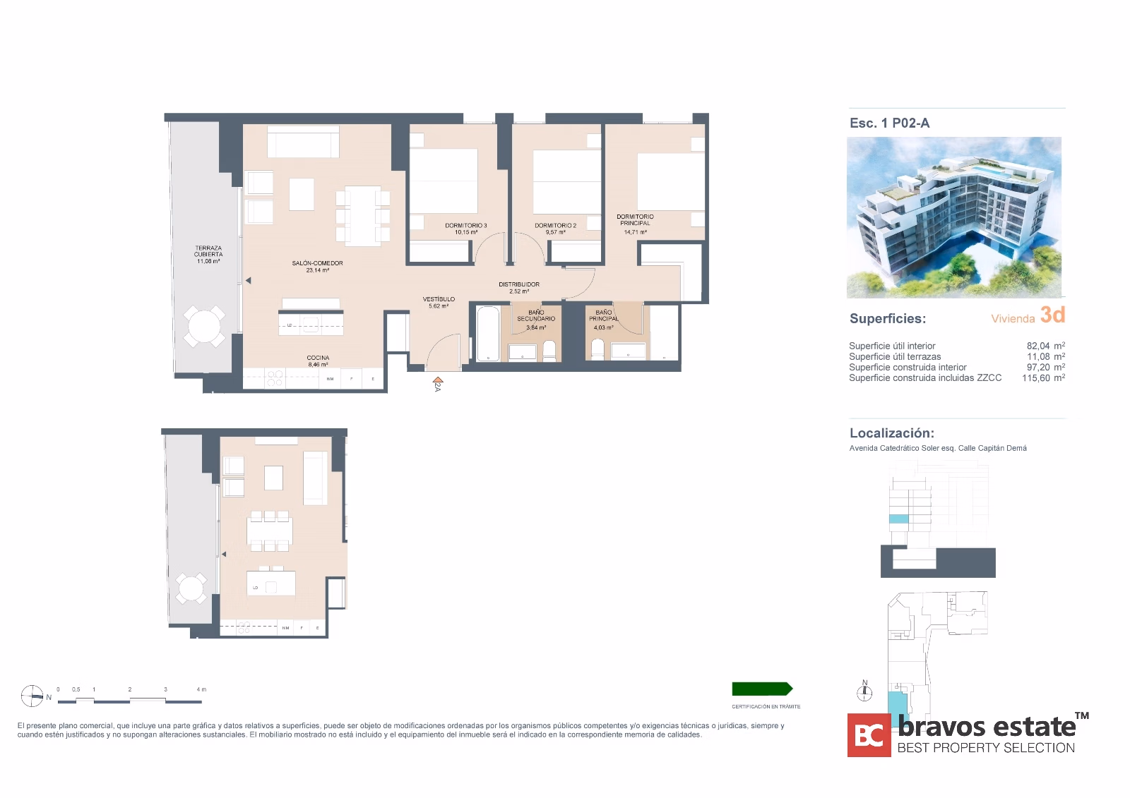 Apartamento de Obra Nueva de 3 Dormitorios en Alicante - 14