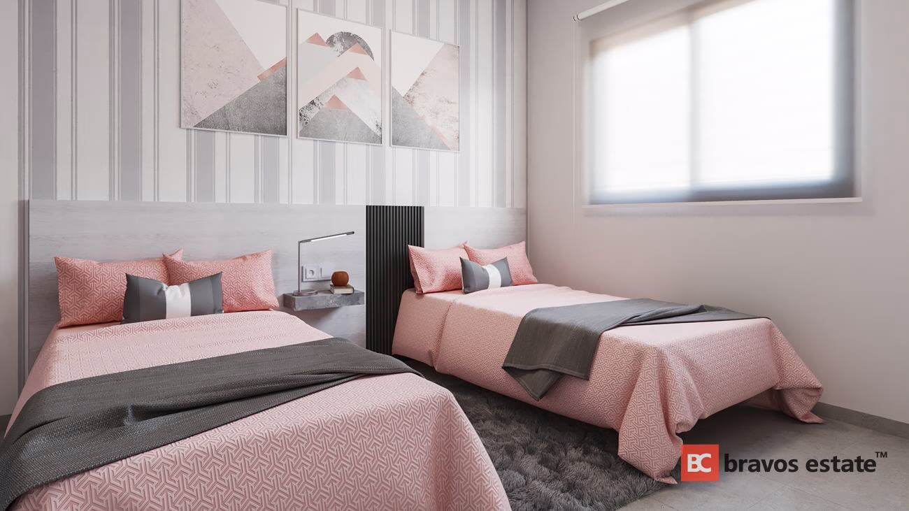 Новое бунгало, 2 спальни в Бусоте · 90 m² - 3