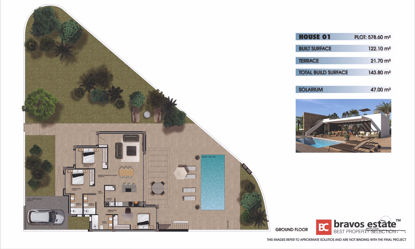 La Cotoveta — villas de una planta con piscina en Mutxamel - 13