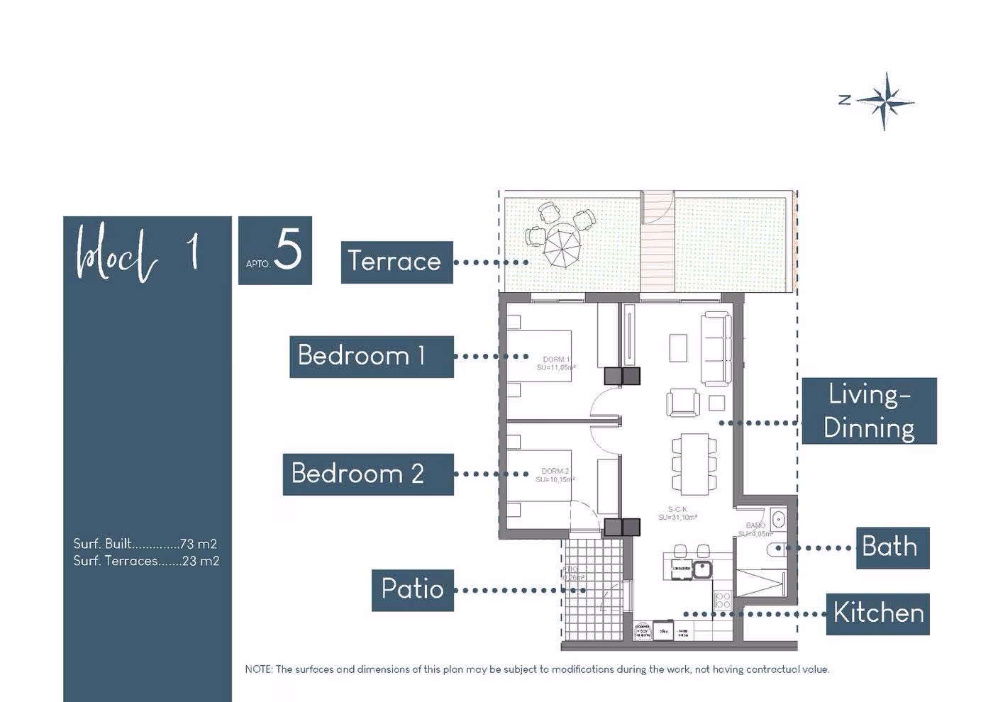 Apartamento de Obra Nueva de 2 Dormitorios en Algorfa - La Finca Golf & Resort - 30