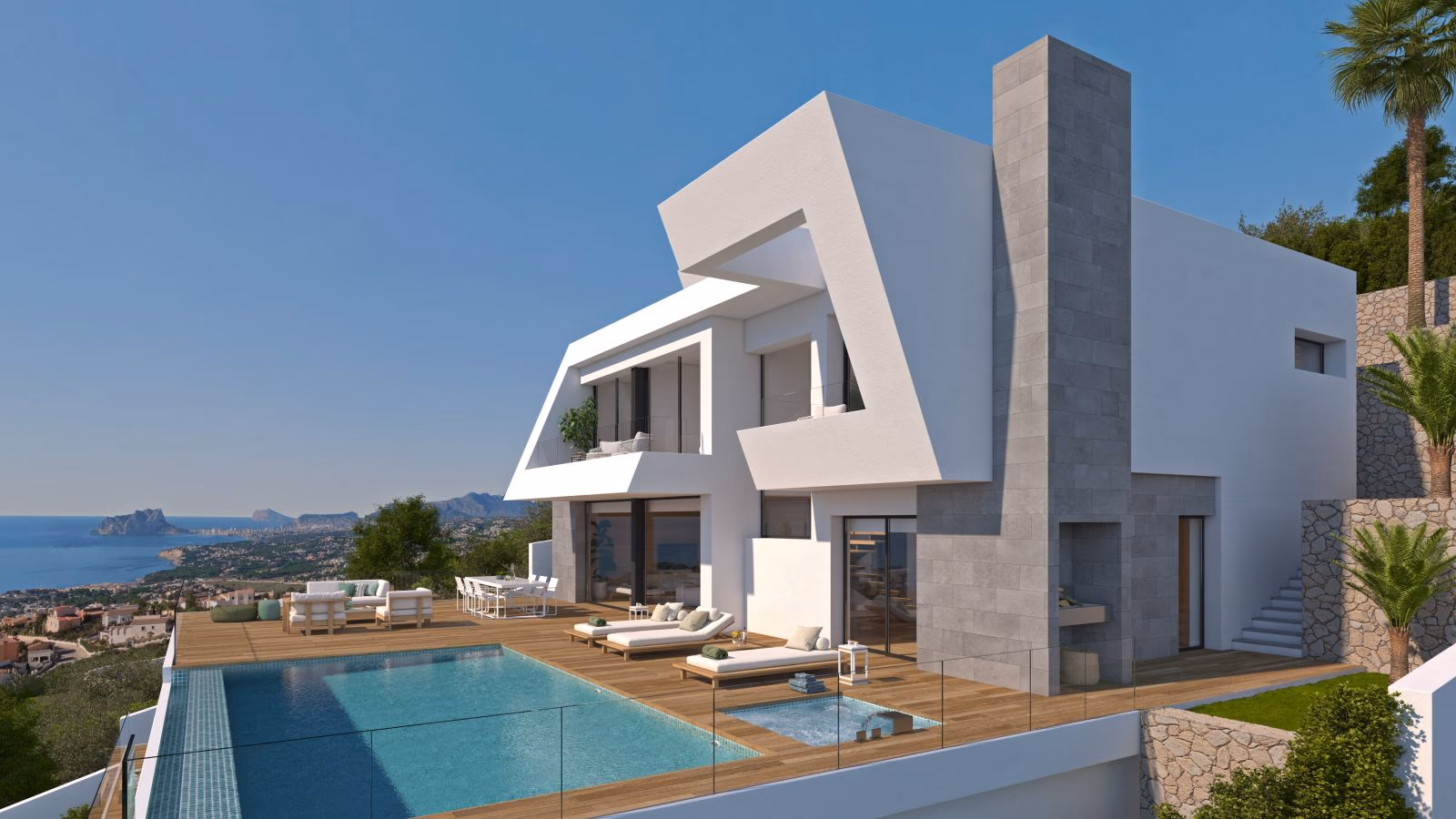 Villa Amanecer II — villa de obra nueva con vistas al mar en Benitachell 1