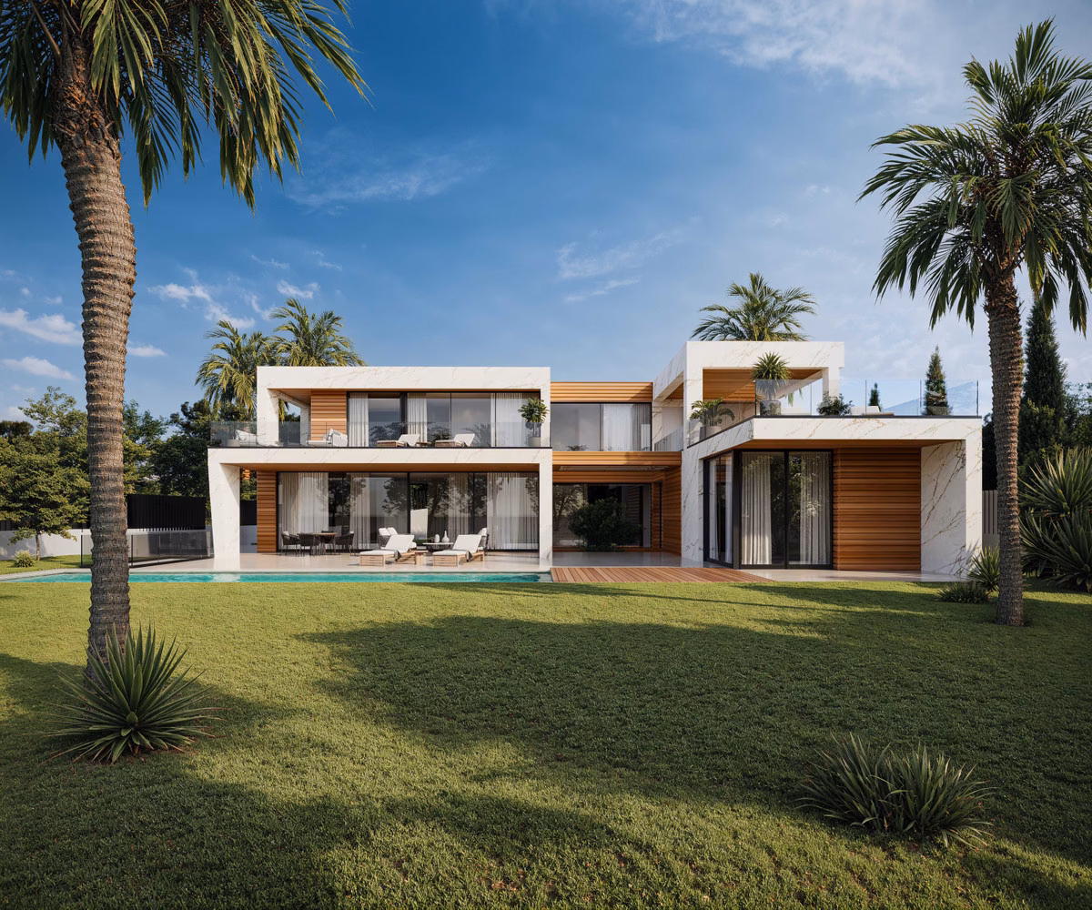 Villa Carolina — вилла с 6 спальнями и солевым бассейном в Nueva Andalucía 1