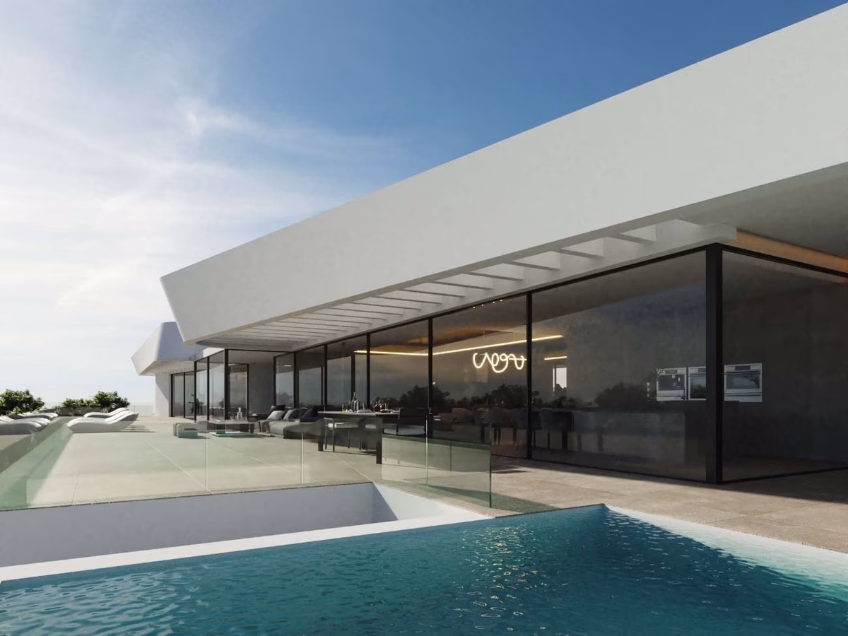 Five-Bedroom Villa with a 300 m² Terrace and Glass Lift in Sierra de Altea 1
