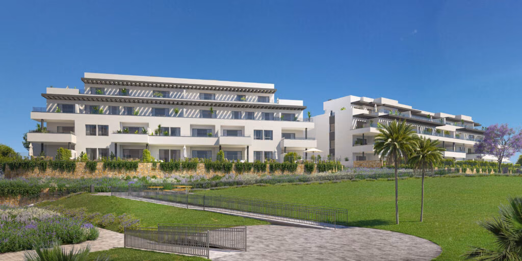 Vitta Marina — Pisos de 2 y 3 dormitorios con jardín junto a la playa, Mijas Costa 1