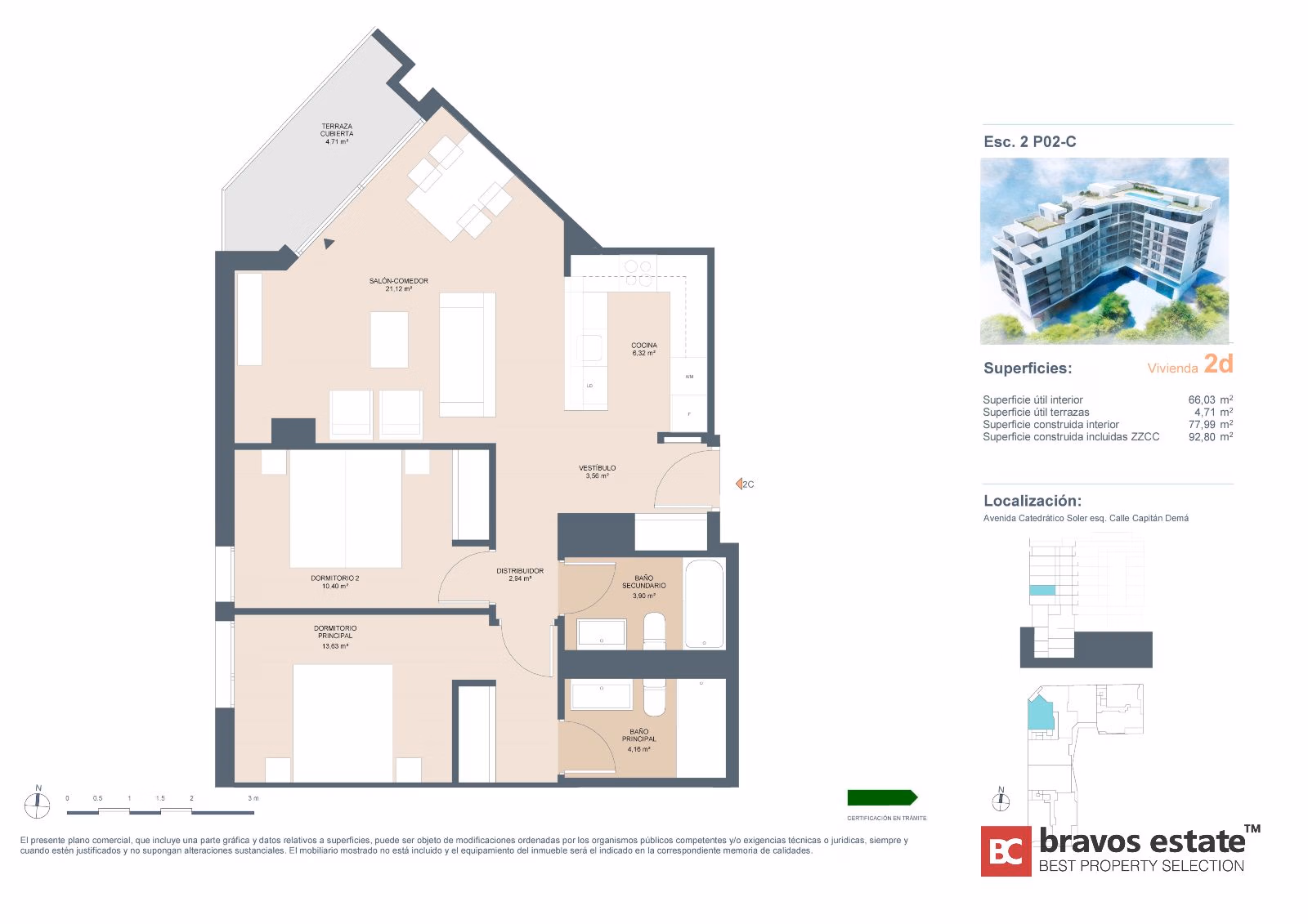 Apartamento de Obra Nueva de 2 Dormitorios en Alicante - 13